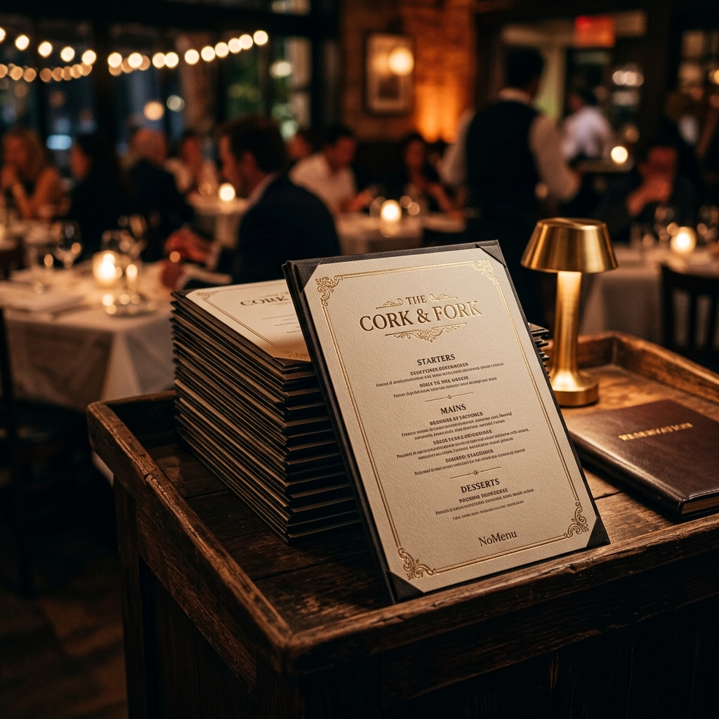The True Cost of Paper Menus: Printing and Design Expenses